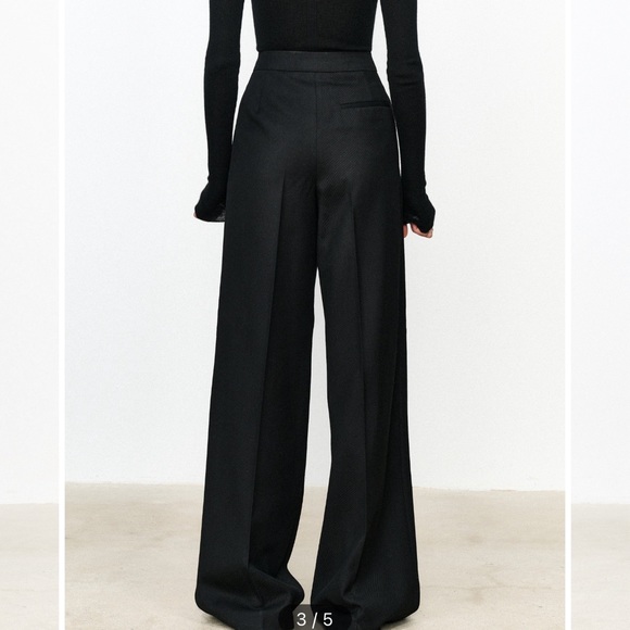 Commense ❤️Asymmetrical Layer Button Wide Leg Dress Pants, SMALL NWT - Picture 4 of 4